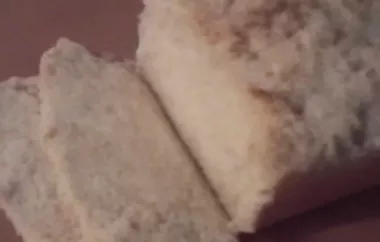 Easy Rice Bread