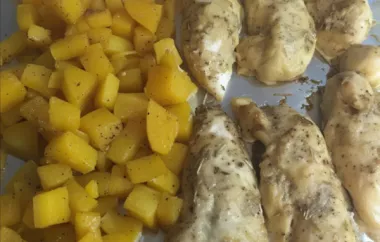 Easy Sheet Pan Mustard Chicken with Roasted Butternut Squash Recipe