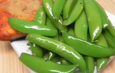 Easy Stir-Fried Sugar Snap Peas Recipe