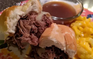 Easy to make Instant Pot French Dip recipe
