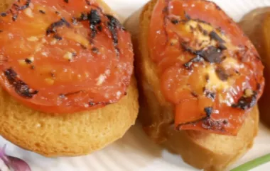 Easy Tomato Toast Recipe