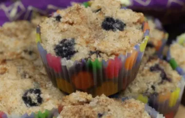 Eggless Blueberry Muffins with Applesauce, Almond Milk and Almond Flour