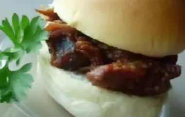 Elaine's Sweet and Tangy Loose Beef BBQ Recipe