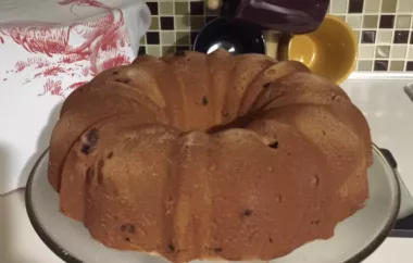 Elene's Blueberry Pound Cake Recipe