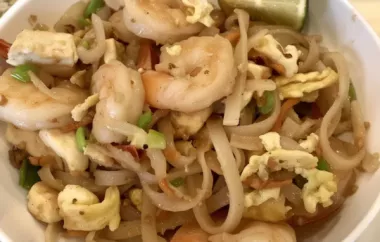 Enjoy a unique twist on a classic dish with Okinawan-style Pad Thai