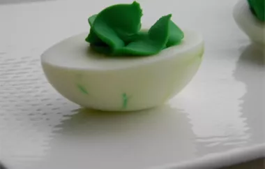 Enjoy the taste of Ireland with these St. Patrick's Day-themed deviled eggs