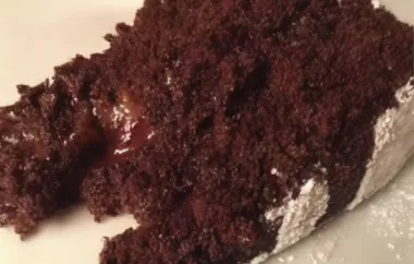 Extra-Dark Chocolate Cake with Salted Caramel Sauce