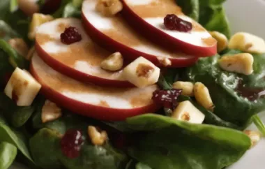 Fall Salad with Maple Balsamic Dressing
