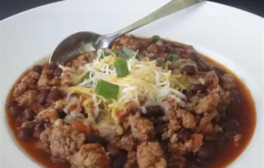 Fantastic Black Bean Chili