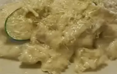 Farfalle Pasta with Zucchini and Lemon Cream Sauce