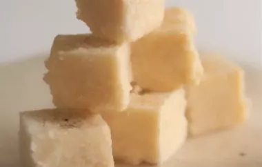 Festive Eggnog Fudge