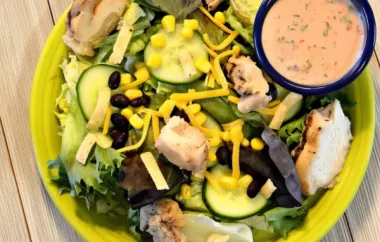 Fiesta Grilled Chicken Salad Recipe