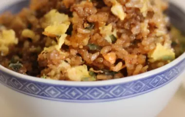 Flavorful and aromatic ginger fried rice recipe