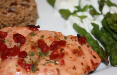 Flavorful Sun-Dried Tomato Cedar Plank Salmon Recipe