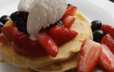 Fluffy and Delicious Vegan Pancakes Recipe