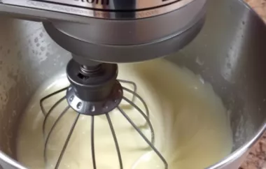 Fluffy Frosting Recipe