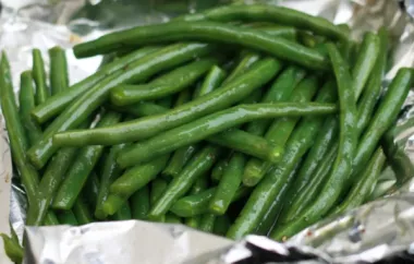 Foil-Pouch Grilled Green Beans