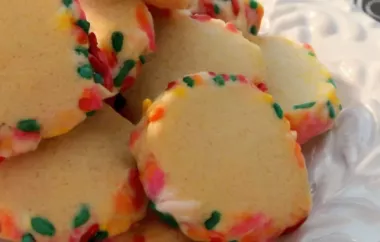 Freezer Butter Cookies