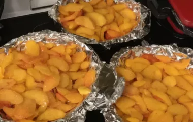 Freezer Peach Pie Filling