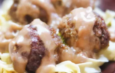 French Onion Beef Meatballs