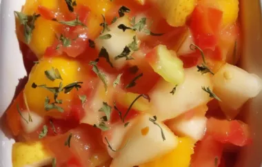 Fresh and Flavorful Pear Mango Salsa Recipe