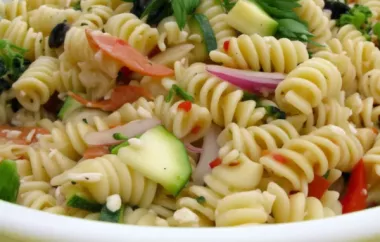 Fresh and Flavorful Summer Pasta Salad