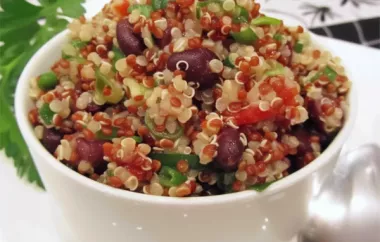 Fresh and Flavorful Zesty Quinoa Salad Recipe