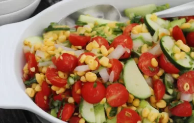 Fresh and Healthy Raw Corn Salad Recipe