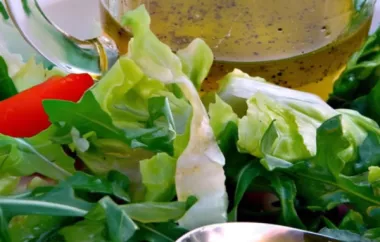 Fresh and Tangy White Balsamic Vinaigrette Salad Recipe