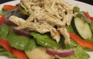 Fresh Chicken Salad with Baby Greens