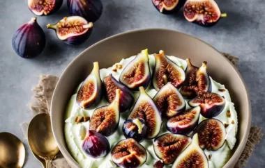 Fresh fig compote served over creamy cream cheese