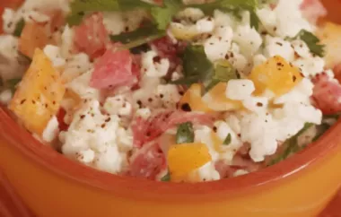 Fresh Salsa with Cottage Cheese