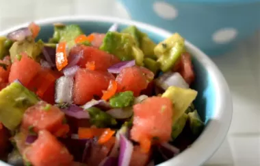 Fresh Watermelon-Avocado Salsa