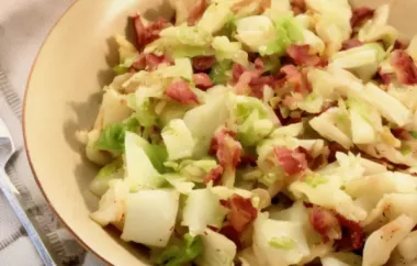 Fried Cabbage with Bacon and Garlic