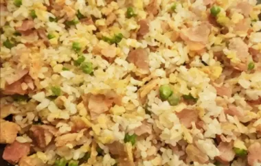 Fried Rice with Ham