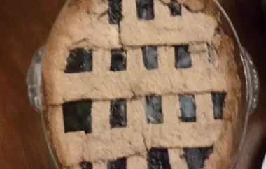 Frozen Blueberry Pie Filling