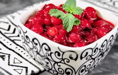 Frozen Cranberry Sauce: A Delicious and Refreshing Dessert Recipe