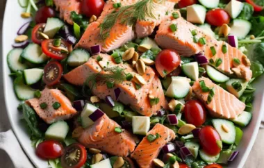Fruity Red Salmon Salad Recipe