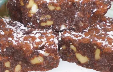 Fudge-Walnut Brownies