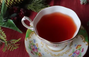 Fuss-Free Hot Cranberry Tea