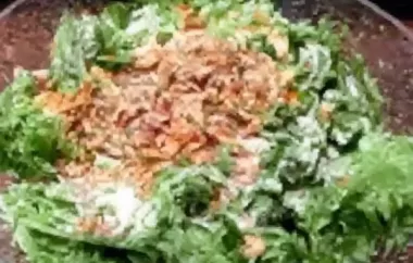 Garden Lettuce Salad with Homemade Dressing