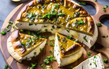 Garlic and Herb Baked Brie Recipe