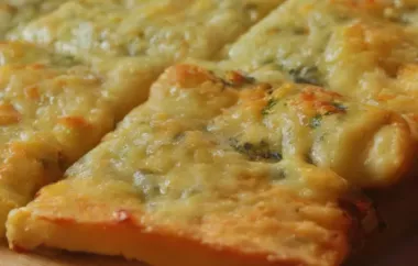 Garlic-Cheese Flat Bread