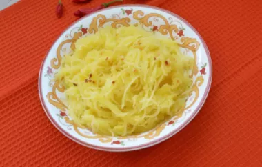 Garlic Ginger Roasted Spaghetti Squash Recipe