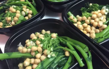 Garlic-Infused Broccoli Rabe and Chickpeas Recipe