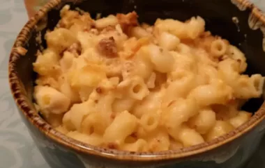 Garlic-infused chicken combined with creamy mac and cheese makes the ultimate comfort food dish