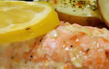 Garlic Lemon Butter Salmon: A Delicious and Easy Seafood Dish