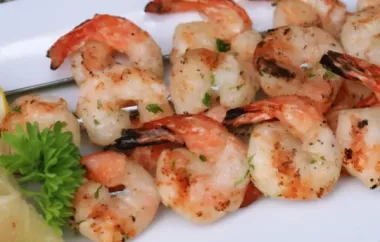 Garlic Shrimp Kabobs