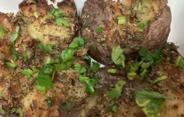 Garlic Smashed Potatoes