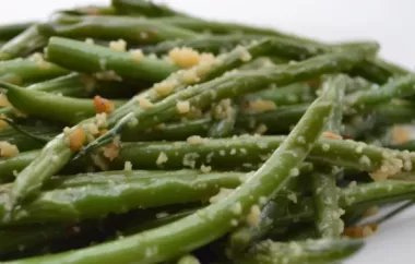 Garlicky Green Beans with Shallot